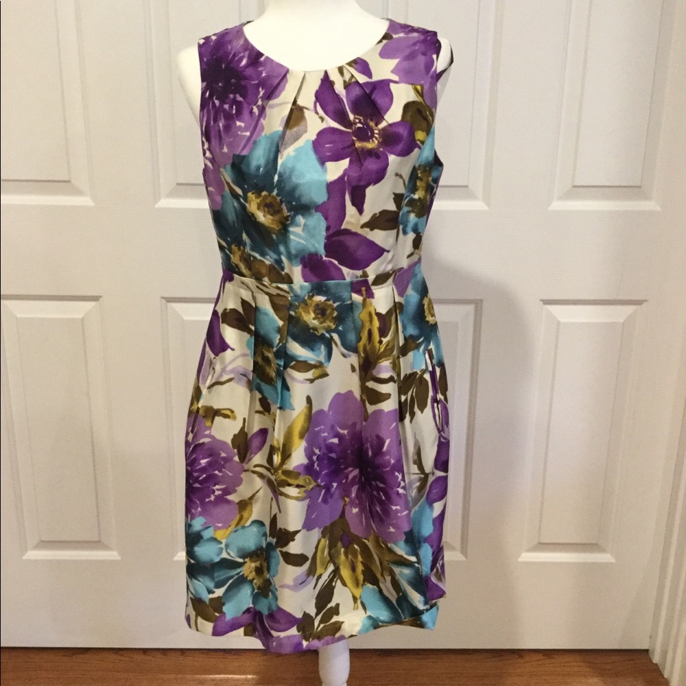 Eliza J Floral Sleeveless Dress Size 8